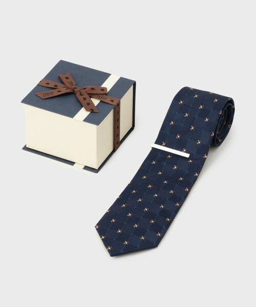TAKEO KIKUCHI / タケオキクチ 服飾雑貨 | 【BOXセット】ベーシックネクタイ＆タイバー | 詳細1