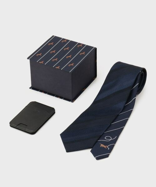 TAKEO KIKUCHI/タケオキクチ 【スマホスタンド機能付きパスケース】プレイフルチェンジネクタイBOX ネイビー(594) 00 TAKEO KIKUCHI/タケオキクチ 【スマホスタンド機能付きパスケース】プレイフルチェンジネクタイBOX ネイビー(594) 00