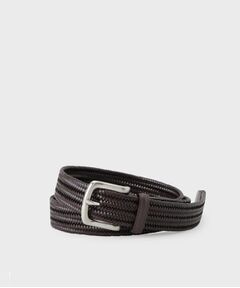 TAKEO KIKUCHI / タケオキクチ ベルト・サスペンダー | レザーゴムメッシュベルト