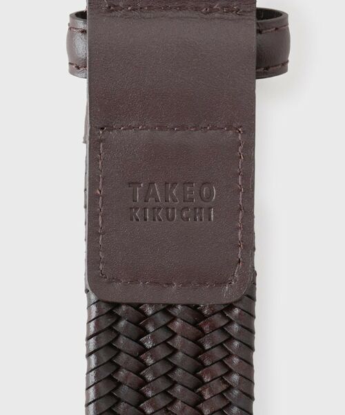 TAKEO KIKUCHI / タケオキクチ ベルト・サスペンダー | レザーゴムメッシュベルト | 詳細3