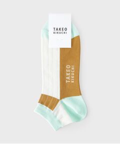 TAKEO KIKUCHI / タケオキクチ ソックス | カラーブロックショートソックス