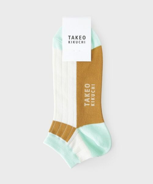 TAKEO KIKUCHI / タケオキクチ ソックス | カラーブロックショートソックス | 詳細1