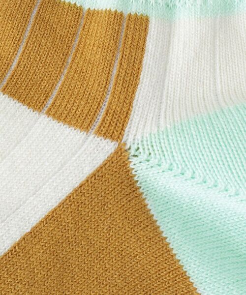 TAKEO KIKUCHI / タケオキクチ ソックス | カラーブロックショートソックス | 詳細4