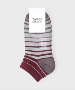 TAKEO KIKUCHI / タケオキクチ ソックス | グラデボーダーショートソックス