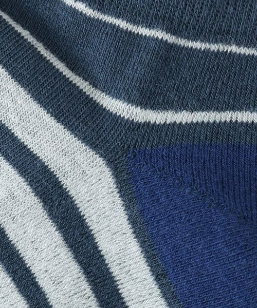 TAKEO KIKUCHI / タケオキクチ ソックス | グラデボーダーショートソックス | 詳細4