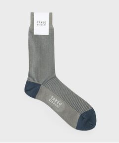 TAKEO KIKUCHI / タケオキクチ ソックス | 裏糸配色ONOFFソックス