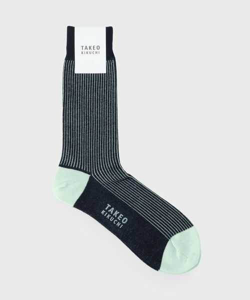 TAKEO KIKUCHI / タケオキクチ ソックス | 裏糸配色ONOFFソックス | 詳細1