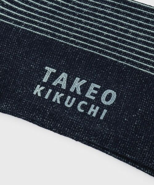 TAKEO KIKUCHI / タケオキクチ ソックス | 裏糸配色ONOFFソックス | 詳細4