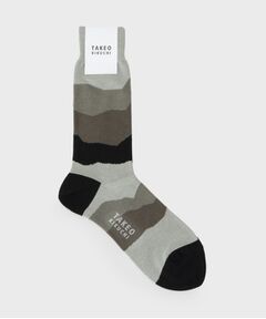TAKEO KIKUCHI / タケオキクチ ソックス | ダズルボーダーソックス