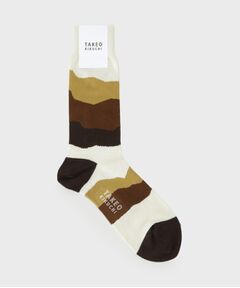 TAKEO KIKUCHI / タケオキクチ ソックス | ダズルボーダーソックス
