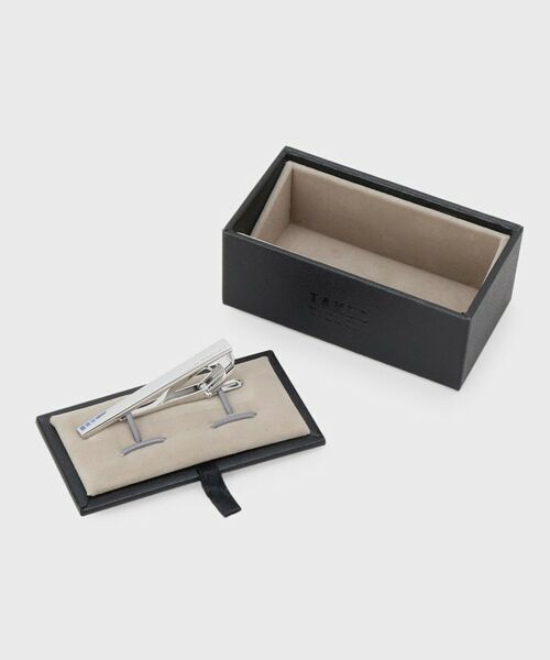 TAKEO KIKUCHI / タケオキクチ カフリンクス・ネクタイピン | ヴァルターグラデーションタイバー – 日本製の洗練された真鍮タイバー | 詳細3