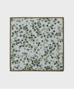 TAKEO KIKUCHI / タケオキクチ ハンカチ | ストライプ小花プリントフォンカチ