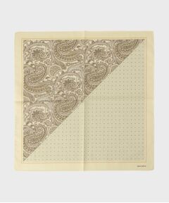 TAKEO KIKUCHI / タケオキクチ ハンカチ | パターンブロッキング プリントハンカチ