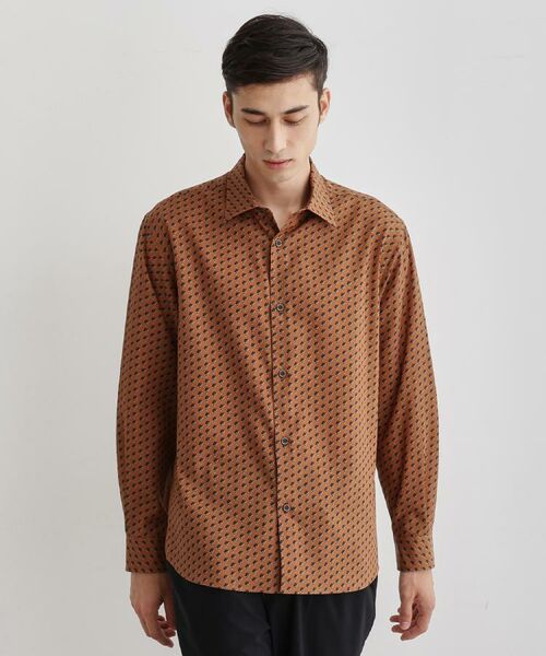 TAKEO KIKUCHI / タケオキクチ シャツ・ブラウス | ボーラーハット柄 長袖シャツ | 詳細11