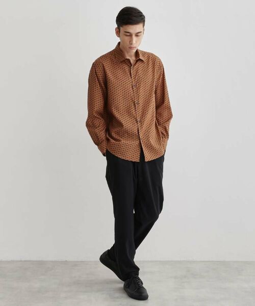 TAKEO KIKUCHI / タケオキクチ シャツ・ブラウス | ボーラーハット柄 長袖シャツ | 詳細14