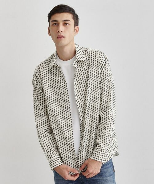 TAKEO KIKUCHI / タケオキクチ シャツ・ブラウス | ボーラーハット柄 長袖シャツ | 詳細16