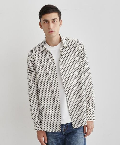 TAKEO KIKUCHI / タケオキクチ シャツ・ブラウス | ボーラーハット柄 長袖シャツ | 詳細17