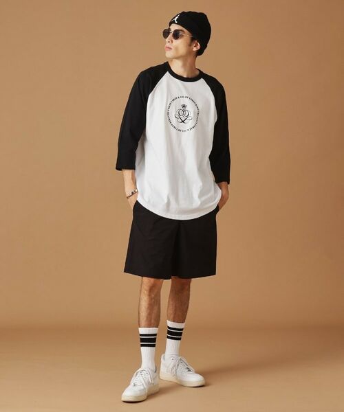 TAKEO KIKUCHI / タケオキクチ カットソー | 【Sサイズ～】アンドマーク7分袖ラグランTシャツ | 詳細10