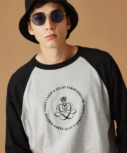 TAKEO KIKUCHI / タケオキクチ カットソー | 【Sサイズ～】アンドマーク7分袖ラグランTシャツ | 詳細12