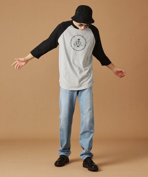 TAKEO KIKUCHI / タケオキクチ カットソー | 【Sサイズ～】アンドマーク7分袖ラグランTシャツ | 詳細14
