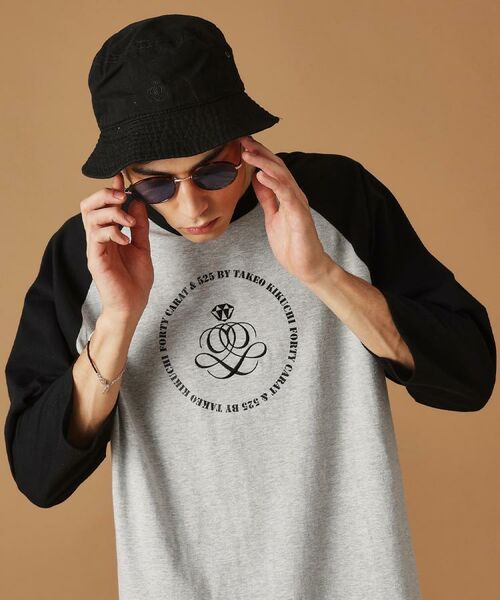 TAKEO KIKUCHI / タケオキクチ カットソー | 【Sサイズ～】アンドマーク7分袖ラグランTシャツ | 詳細16