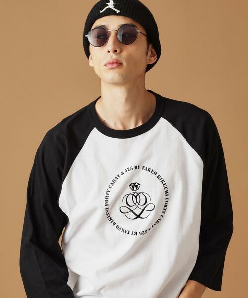 TAKEO KIKUCHI / タケオキクチ カットソー | 【Sサイズ～】アンドマーク7分袖ラグランTシャツ | 詳細18