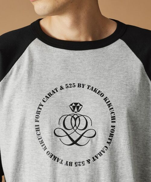 TAKEO KIKUCHI / タケオキクチ カットソー | 【Sサイズ～】アンドマーク7分袖ラグランTシャツ | 詳細5