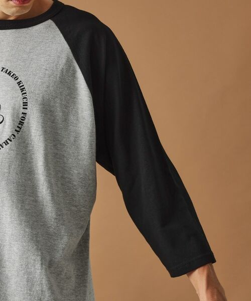 TAKEO KIKUCHI / タケオキクチ カットソー | 【Sサイズ～】アンドマーク7分袖ラグランTシャツ | 詳細6