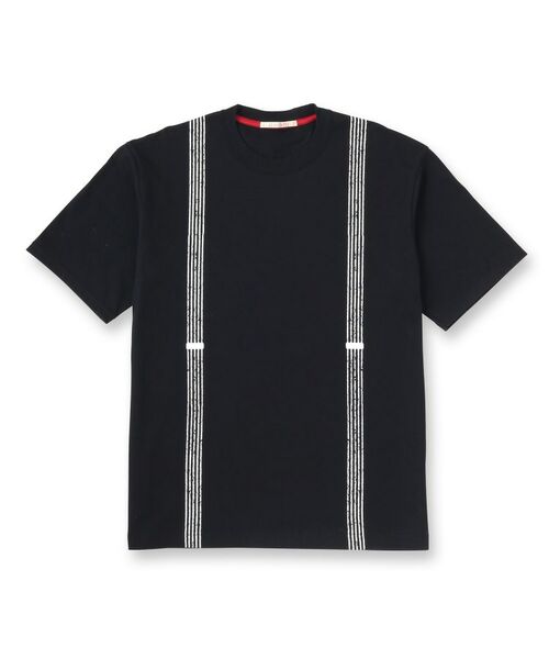 TAKEO KIKUCHI / タケオキクチ Tシャツ | サスペンダートロンプロイユ半袖Tシャツ | 詳細1