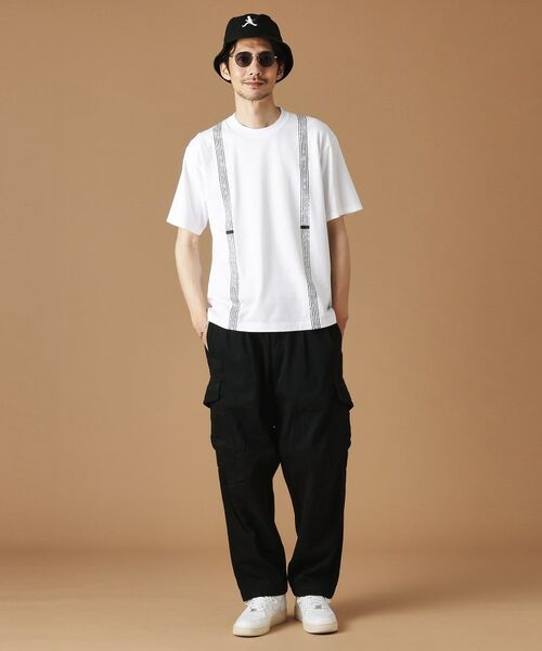TAKEO KIKUCHI / タケオキクチ Tシャツ | サスペンダートロンプロイユ半袖Tシャツ | 詳細10