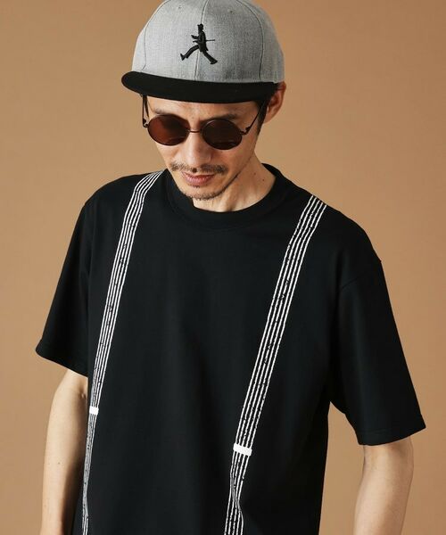 TAKEO KIKUCHI / タケオキクチ Tシャツ | サスペンダートロンプロイユ半袖Tシャツ | 詳細12