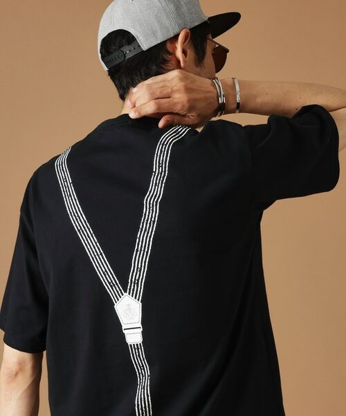TAKEO KIKUCHI / タケオキクチ Tシャツ | サスペンダートロンプロイユ半袖Tシャツ | 詳細13