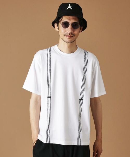 TAKEO KIKUCHI / タケオキクチ Tシャツ | サスペンダートロンプロイユ半袖Tシャツ | 詳細16