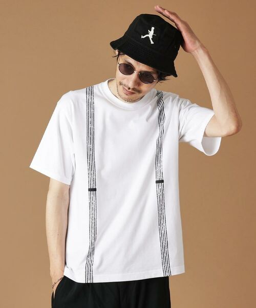 TAKEO KIKUCHI / タケオキクチ Tシャツ | サスペンダートロンプロイユ半袖Tシャツ | 詳細17