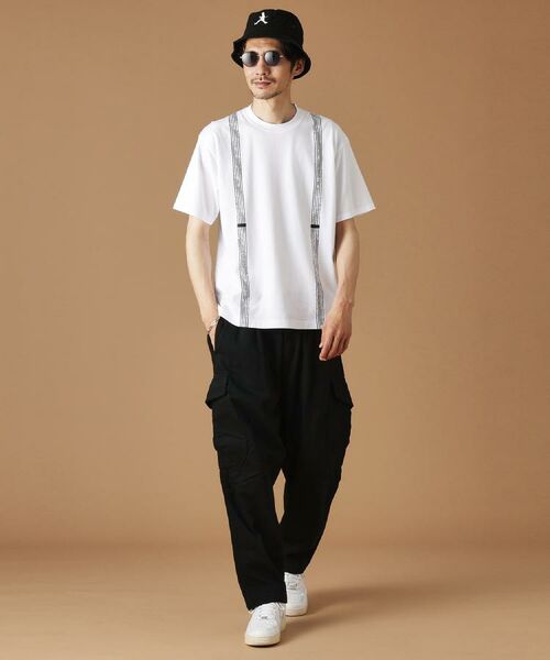 TAKEO KIKUCHI / タケオキクチ Tシャツ | サスペンダートロンプロイユ半袖Tシャツ | 詳細19