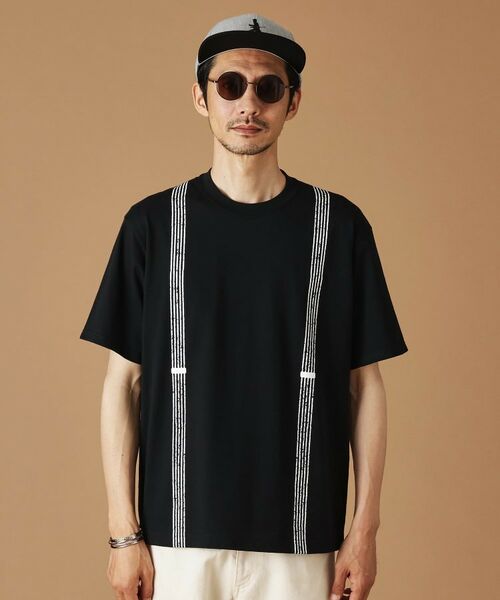 TAKEO KIKUCHI / タケオキクチ Tシャツ | サスペンダートロンプロイユ半袖Tシャツ | 詳細2