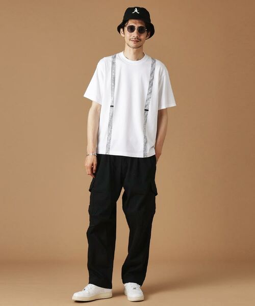 TAKEO KIKUCHI / タケオキクチ Tシャツ | サスペンダートロンプロイユ半袖Tシャツ | 詳細20