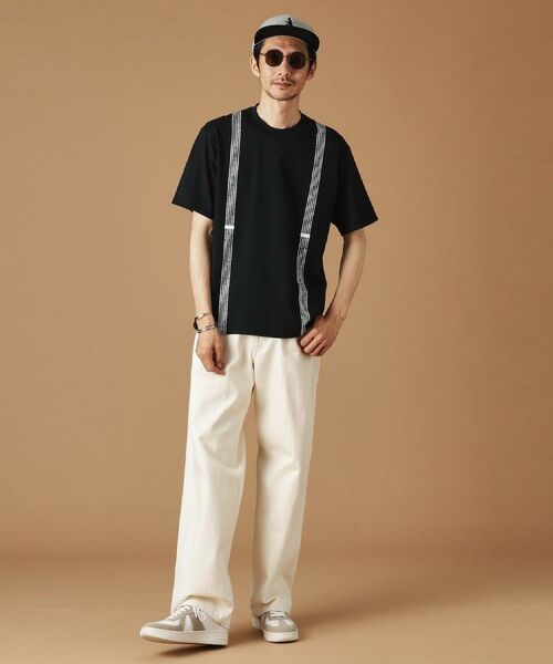 TAKEO KIKUCHI / タケオキクチ Tシャツ | サスペンダートロンプロイユ半袖Tシャツ | 詳細27