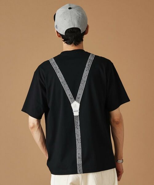TAKEO KIKUCHI / タケオキクチ Tシャツ | サスペンダートロンプロイユ半袖Tシャツ | 詳細4