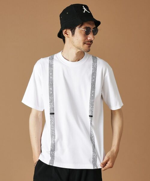 TAKEO KIKUCHI / タケオキクチ Tシャツ | サスペンダートロンプロイユ半袖Tシャツ | 詳細8
