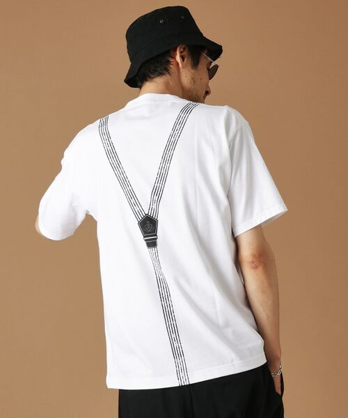 TAKEO KIKUCHI / タケオキクチ Tシャツ | サスペンダートロンプロイユ半袖Tシャツ | 詳細9