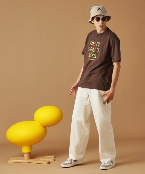 TAKEO KIKUCHI / タケオキクチ Tシャツ | 【Sサイズ~】レゲエ調プリント半袖Tシャツ | 詳細25