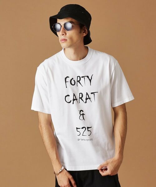 TAKEO KIKUCHI/タケオキクチ 【Sサイズ~】40ct&525ワールドツアー半袖Tシャツ ホワイト(001) 01(S) TAKEO KIKUCHI/タケオキクチ 【Sサイズ~】40ct&525ワールドツアー半袖Tシャツ ホワイト(001) 01(S)