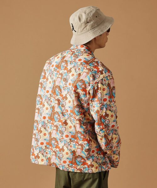 TAKEO KIKUCHI / タケオキクチ レザーブルゾン・ジャケット | 【Sサイズ～】ビリケンプリントシャツ地コーチジャケット | 詳細17