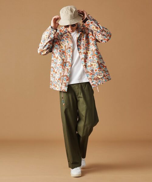 TAKEO KIKUCHI / タケオキクチ レザーブルゾン・ジャケット | 【Sサイズ～】ビリケンプリントシャツ地コーチジャケット | 詳細18