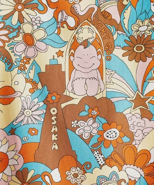 TAKEO KIKUCHI / タケオキクチ レザーブルゾン・ジャケット | 【Sサイズ～】ビリケンプリントシャツ地コーチジャケット | 詳細19