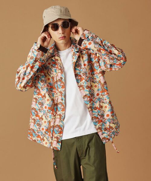 TAKEO KIKUCHI / タケオキクチ レザーブルゾン・ジャケット | 【Sサイズ～】ビリケンプリントシャツ地コーチジャケット | 詳細20