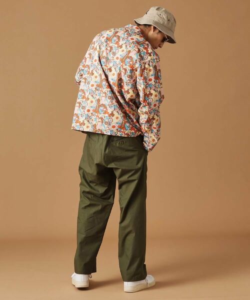 TAKEO KIKUCHI / タケオキクチ レザーブルゾン・ジャケット | 【Sサイズ～】ビリケンプリントシャツ地コーチジャケット | 詳細24