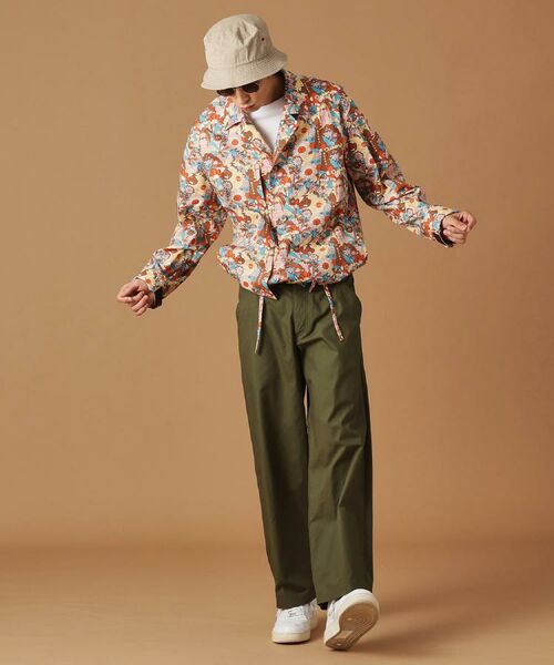 TAKEO KIKUCHI / タケオキクチ レザーブルゾン・ジャケット | 【Sサイズ～】ビリケンプリントシャツ地コーチジャケット | 詳細26