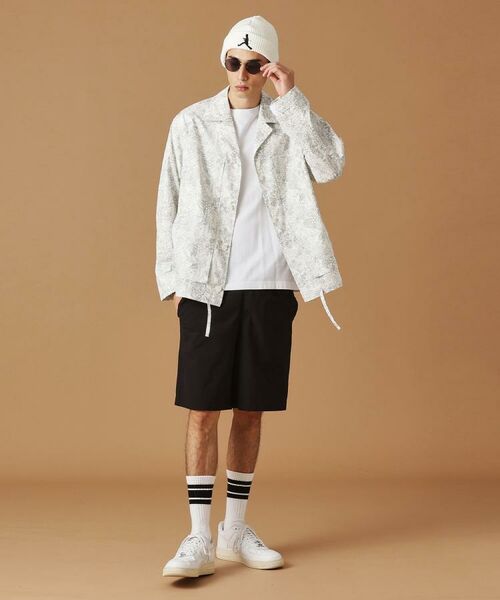 TAKEO KIKUCHI / タケオキクチ レザーブルゾン・ジャケット | 【Sサイズ～】ビリケンプリントシャツ地コーチジャケット | 詳細28